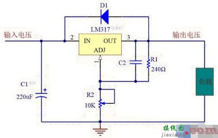 LM317可调电压的输出原理详解  第1张