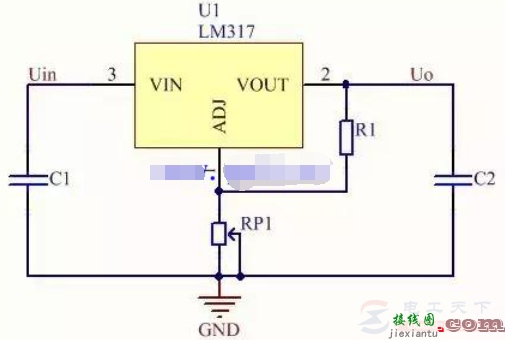 可调稳压器LM317的基本电路说明  第1张