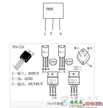 稳压芯片7805的引脚图  第2张