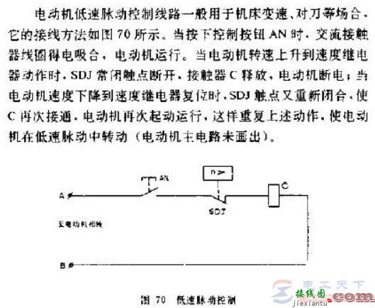 一例电动机低速脉动控制电路图  第1张