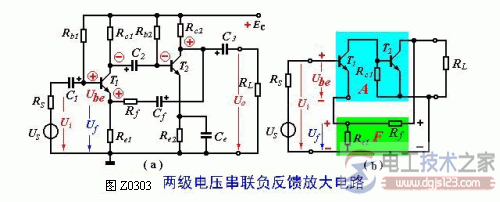 电压串联负反馈放大电路的作用图解  第1张