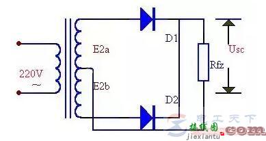 一文看懂全波整流电路的原理图  第1张