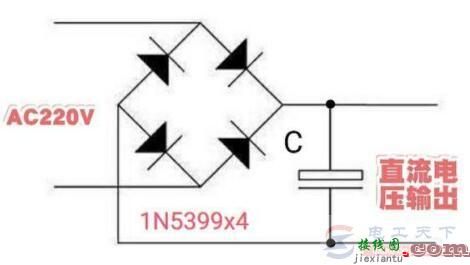 一例高压整流滤波电路图  第1张