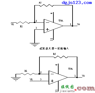 常用电工电路：运算放大电路，差分输入运算放大电路  第1张