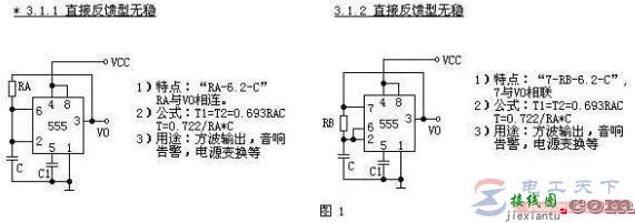 555定时器无稳类电路的三种工作方式  第1张