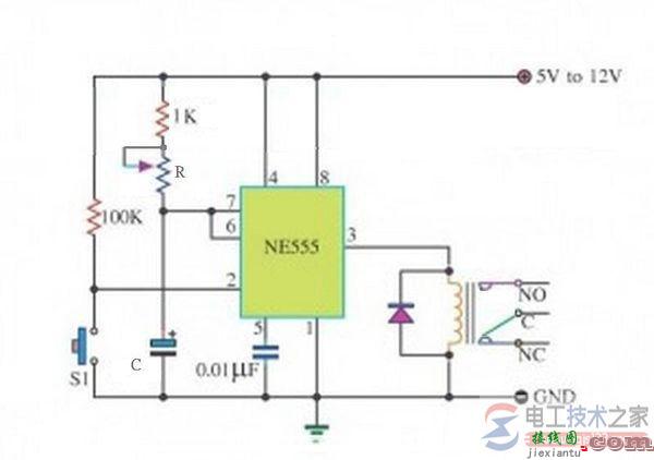 555延时电路的原理与实现方法  第2张