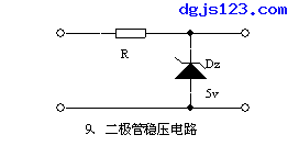 常用电工电路之二极管稳压电路  第1张