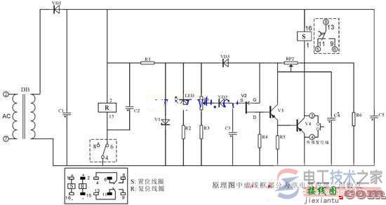 断电延时继电器的电路原理图与工作原理说明  第2张