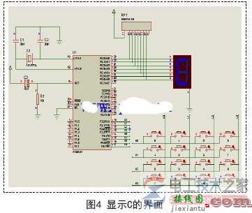 行列式键盘控制电路原理图的设计思路  第4张