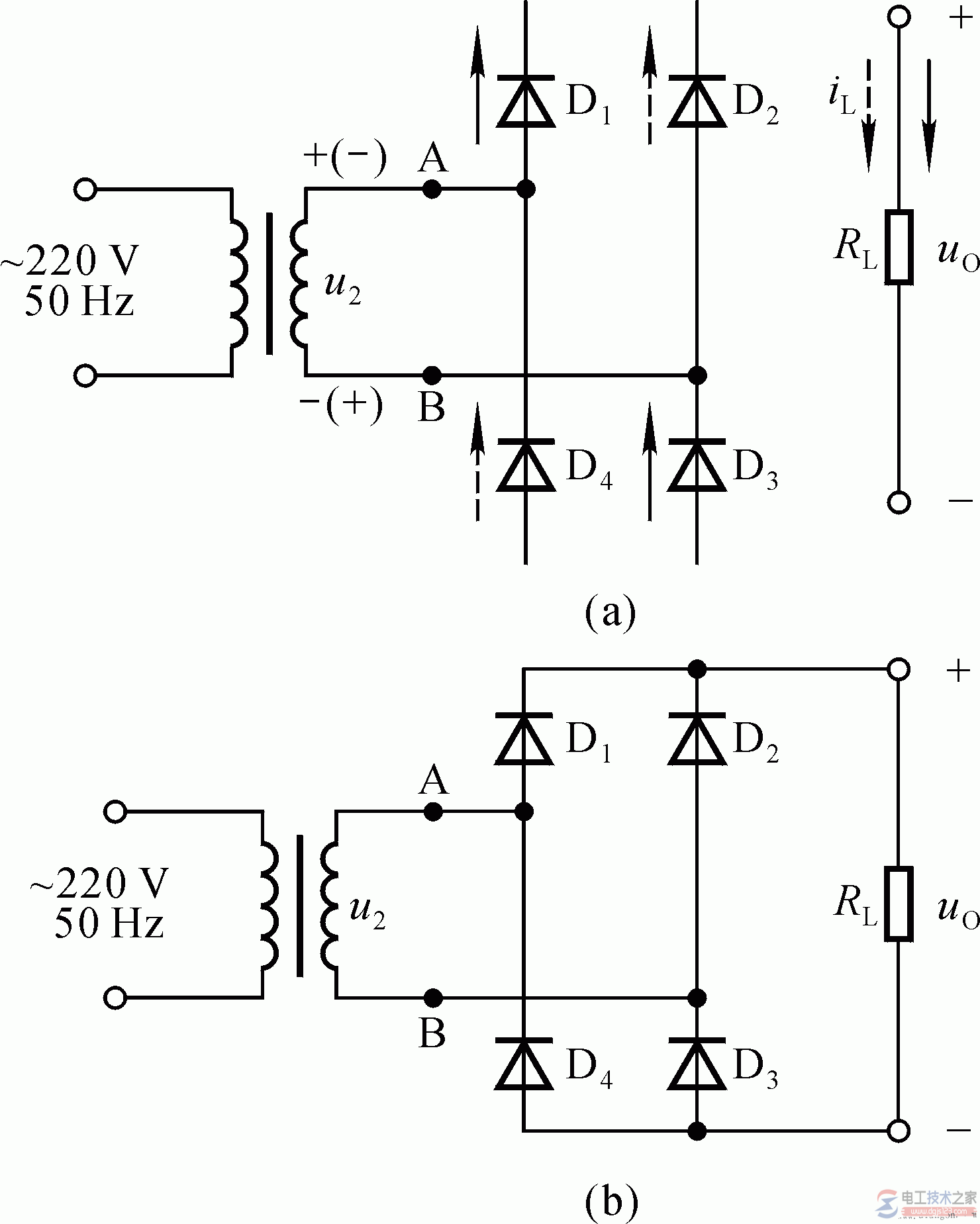 【图】单相桥式整流电路的构成与原理  第1张