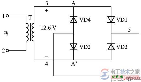 【图】单向桥式整流电路组成及原理图解  第1张