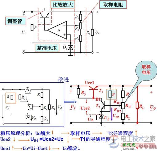 【图】串联反馈式稳压电路的组成与作用  第2张