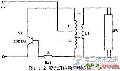 应急照明线路的类型与电路功能图解  第2张