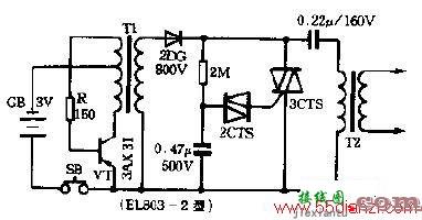 EL803-2型电子点火器电路图  第1张