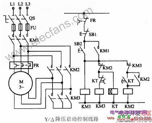 星三角启动电路图  第2张