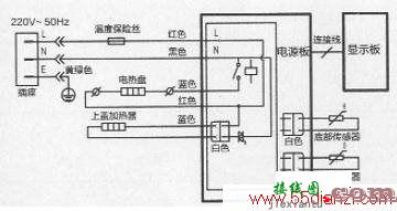 美的MB-FS406F电饭煲电路图  第1张