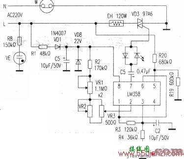 SD866A热熔胶枪电路图  第1张