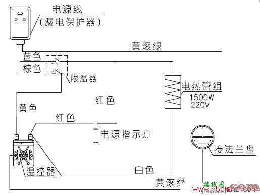 樱花SEH-1001C电热水器电路图  第1张