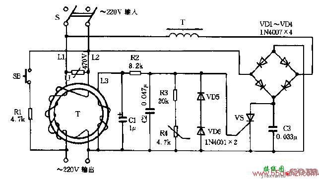 DBK2-10A漏电保护器电路图  第1张