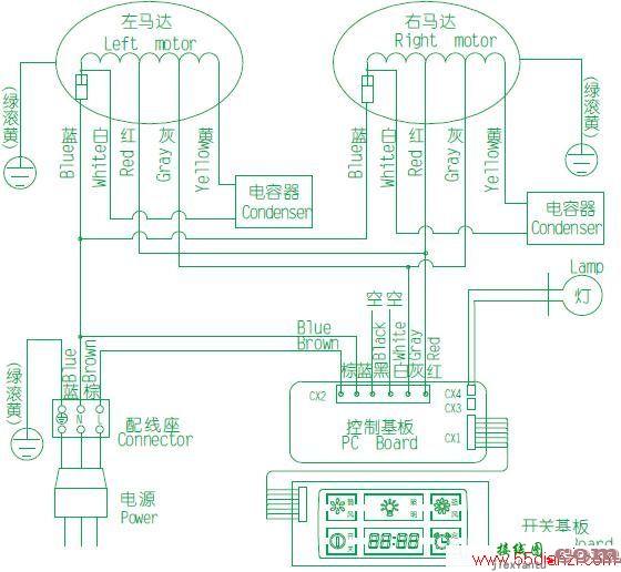 樱花CXW-150-51中式吸油烟机电路图  第1张