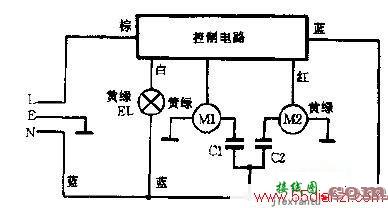 千叶牌TP5-5C自动吸排油烟机电路图  第1张