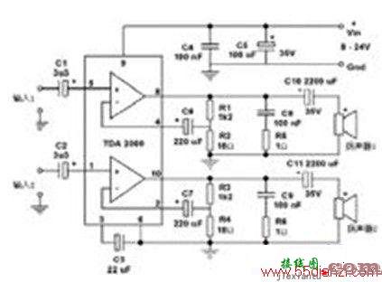 有源音箱电路图  第2张