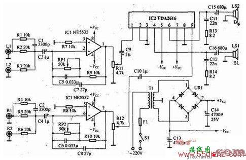 有源音箱电路图  第4张