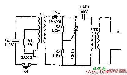 万象牌电子点火器电路图  第1张