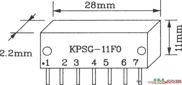 由KPSG-110F0/KPSG-11J0构成单路无线电发射电路图  第1张