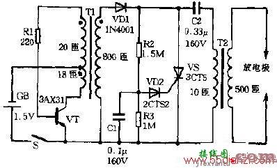 确灵牌电子点火器电路图  第1张