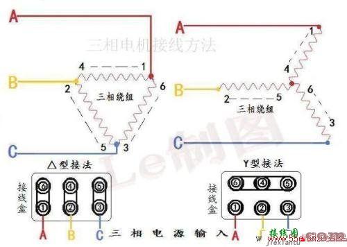 电动机星三角启动电路图集_星三角启动原理图_星三角启动接线图  第1张