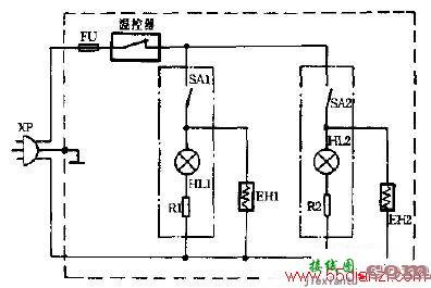 德士牌JY-2充油式电暖器电路图  第1张