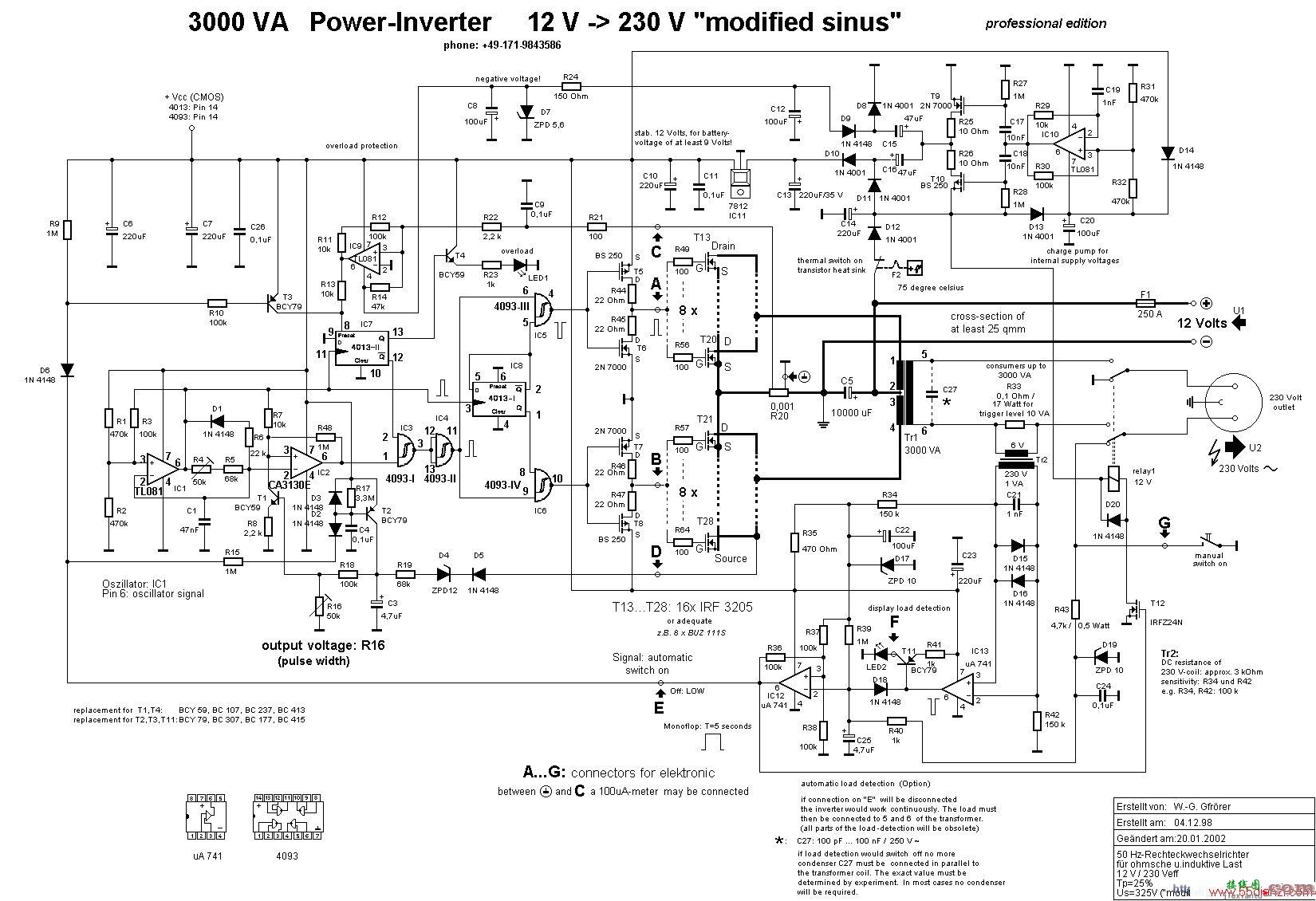 300VA UPS 电脑电源电路图  第1张