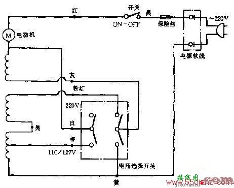 声宝WC-651D吸尘器电路图  第1张