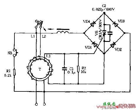 HDL-10漏电保护器电路图  第1张