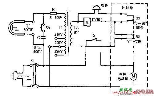 T102-64型紫外线灯电路图  第1张