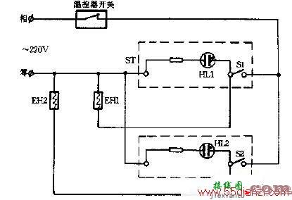 老板牌DRY-200充油式电暖器电路图  第1张