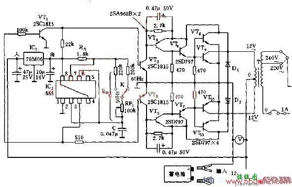 12V变220V电路图  第1张