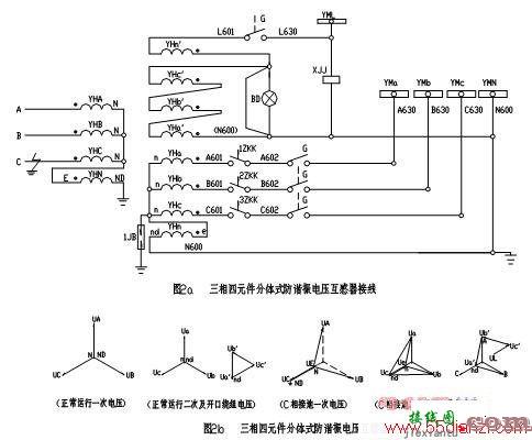 小电流接地系统母线电压互感器的接线变迁  第2张