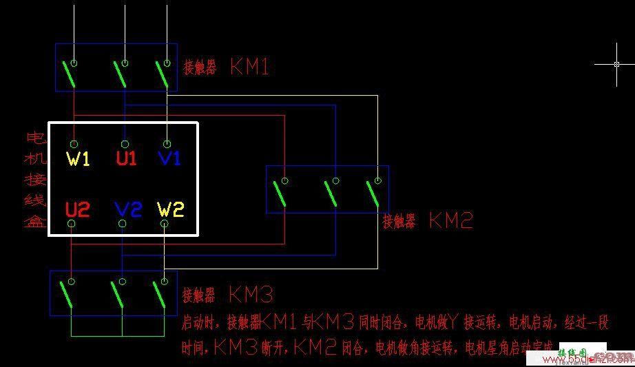 三相电机的工作过程及其接线  第4张