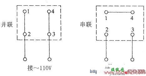 单相吹风机4个引出端子的接线方法  第1张