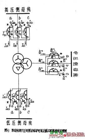 浅谈三线圈变压器差动保护的正确接线方法  第7张