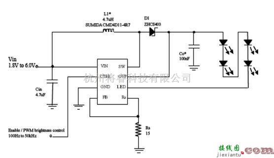 LED电路中的白光LED电源系统电路模块设计  第3张