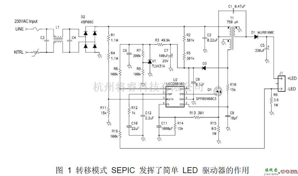 LED电路中的高效驱动LED离线式照明电路设计  第1张