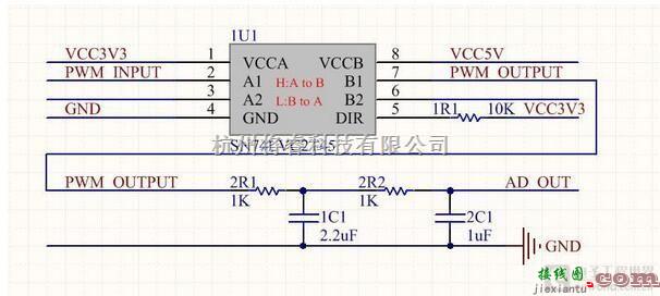 电源电路中的基于PWM的DA转换电路图  第1张