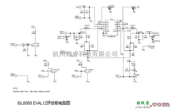 电源电路中的基于ISL8088高效2.25MHz降压电源电路设计  第2张