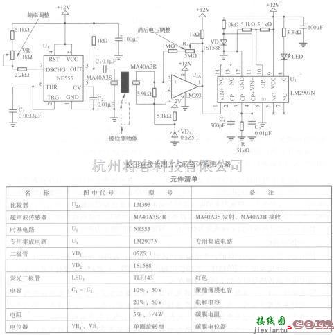 超声波传感器中的直接检测式物体检测电路  第1张