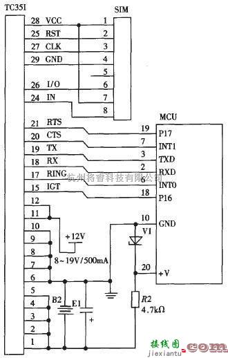 通信电路中的采用TC35I无线数据传输与GSM通信模块电路设计  第2张