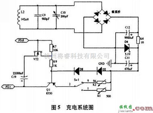 充电电路中的MSP430无线充电器电路原理图  第4张