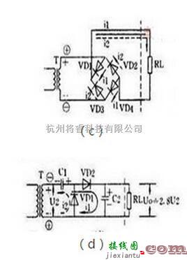 整流单元中的电路图当中整流电路的种类及讲解  第2张